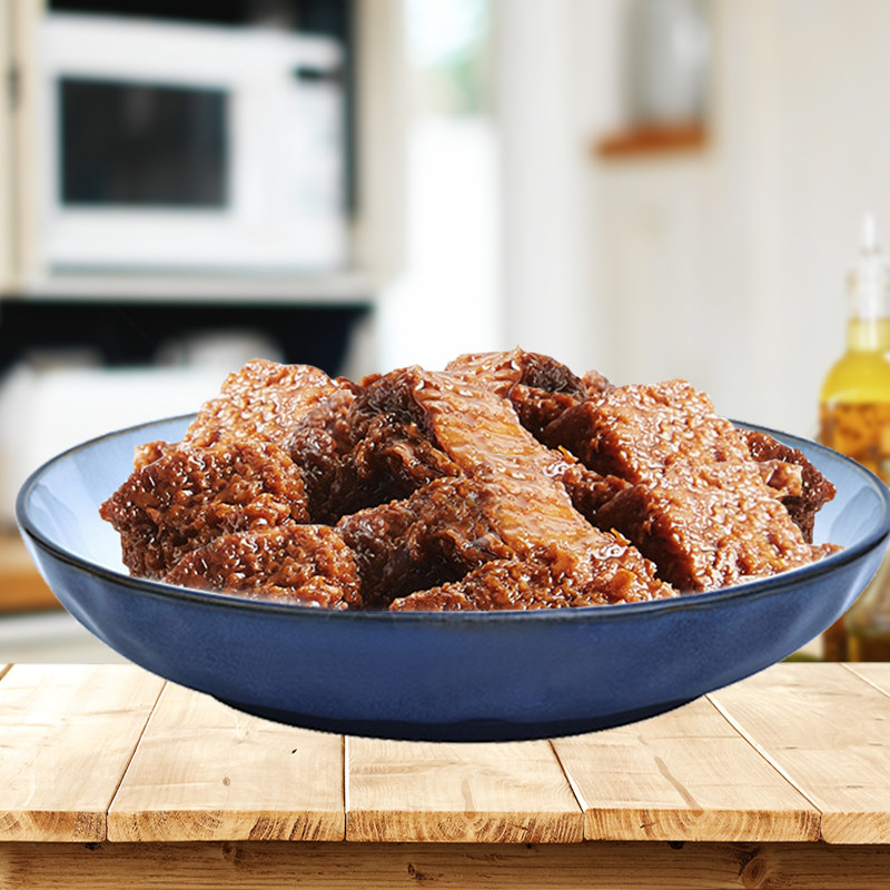 梅林蜜汁烤麸罐头198g6罐户外即食冷菜下饭菜肉制品