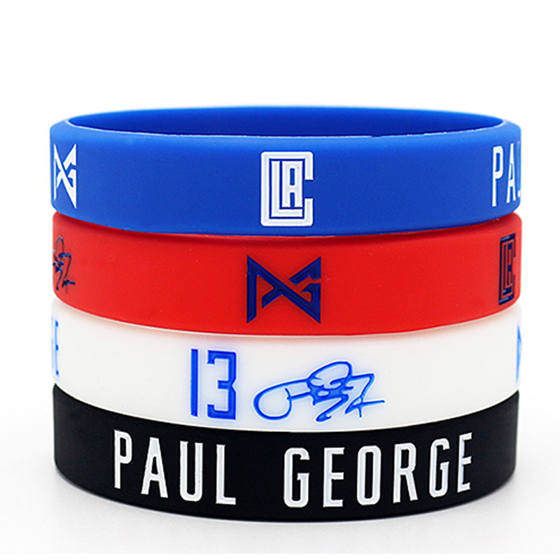 手环腕带加厚硅胶夜光同款泡椒篮球乔治13号篮球球迷用品