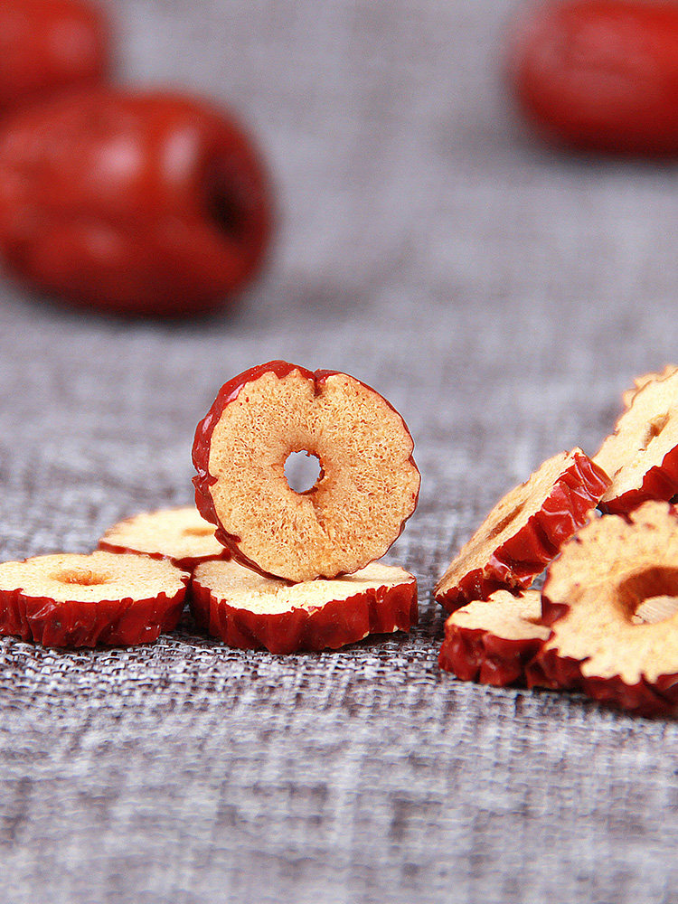 红枣枣片甘肃张掖特产香酥泡茶圈干枣焦茶手枣类制品