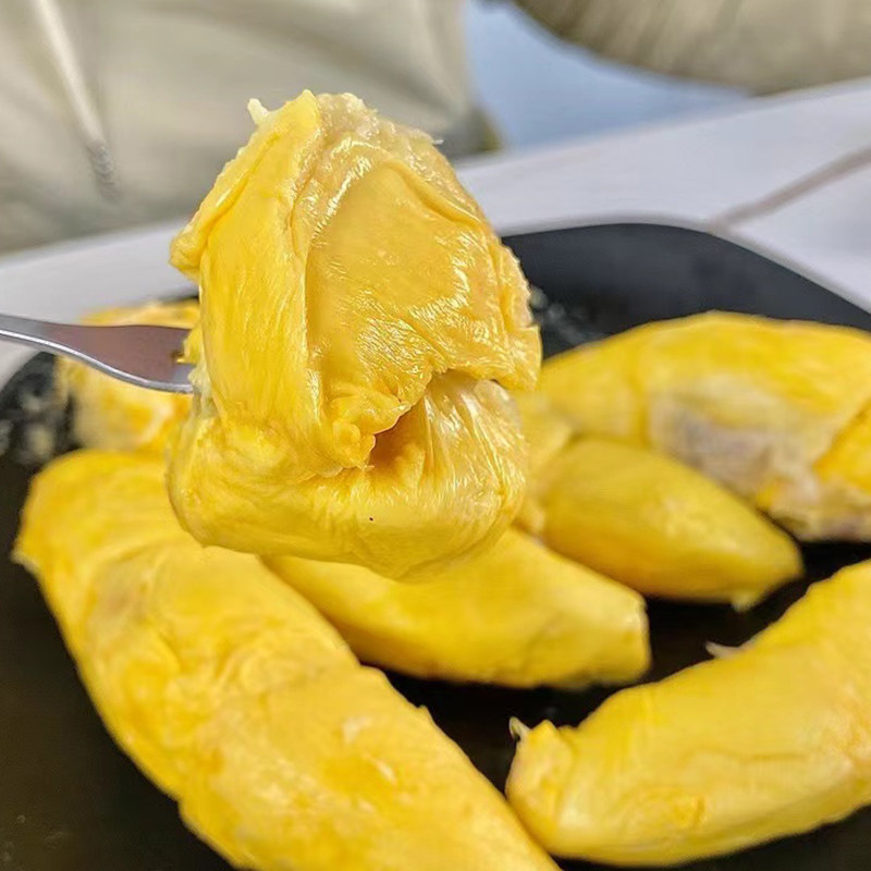 热卖马来西亚d101红肉榴莲树上新鲜整个液氮冷冻榴莲