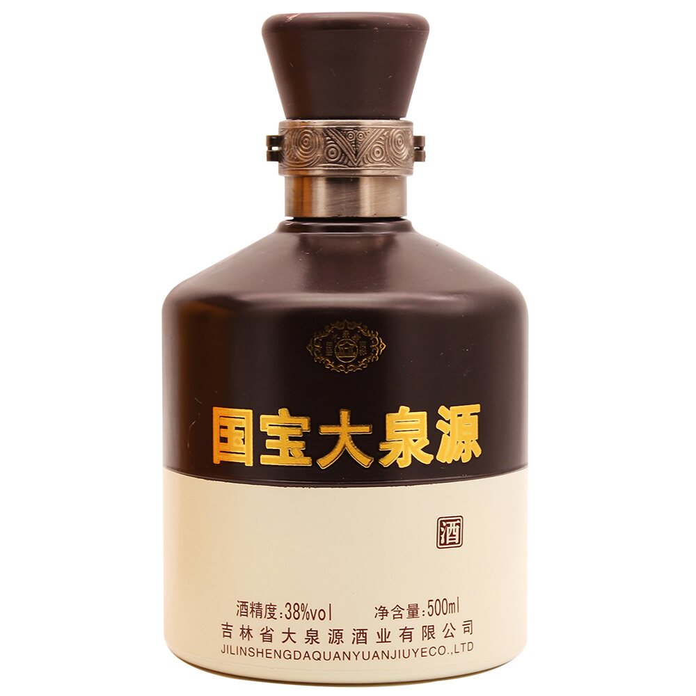 通化国宝大泉源白酒38度浓香型 东北粮食白酒 产地发货