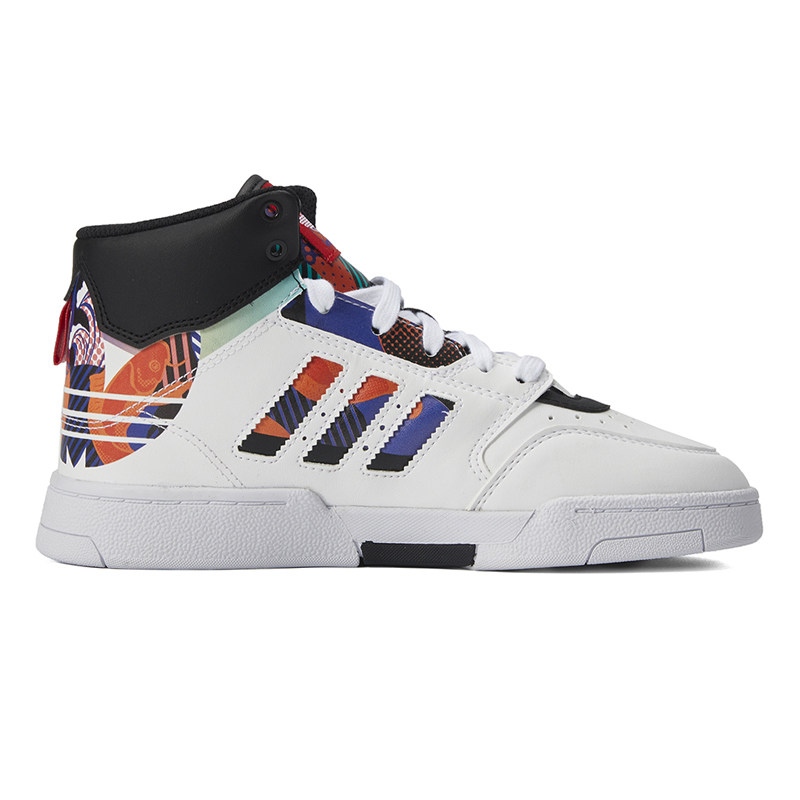 阿迪达斯三叶草女鞋2021秋季新款cny牛年限定高帮休闲板鞋q47202