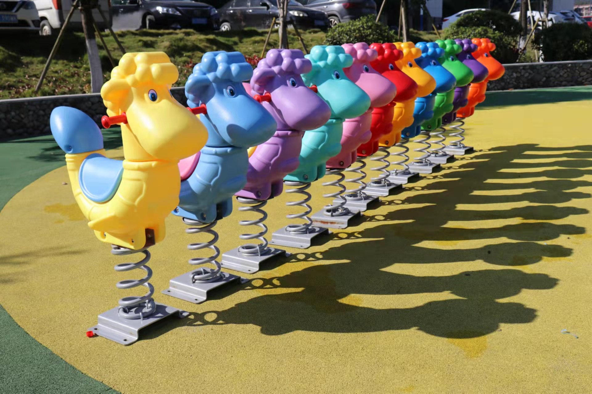 户外儿童室外弹簧摇马公园小区游乐设备幼儿园玩具感统训练器材