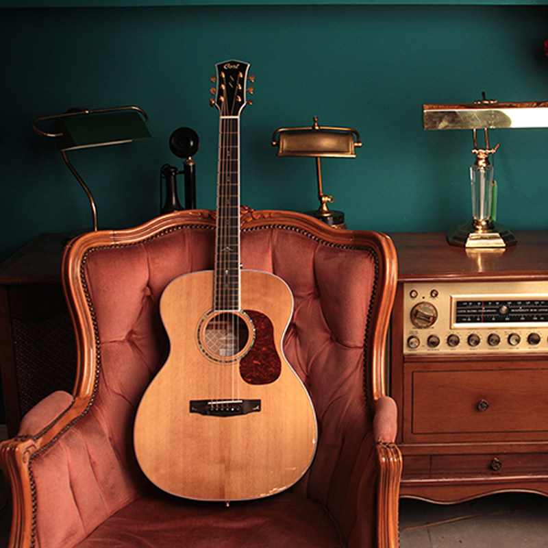 cort考特gold系列41寸a6d6a8d840寸o6全单演出电箱民谣木吉他