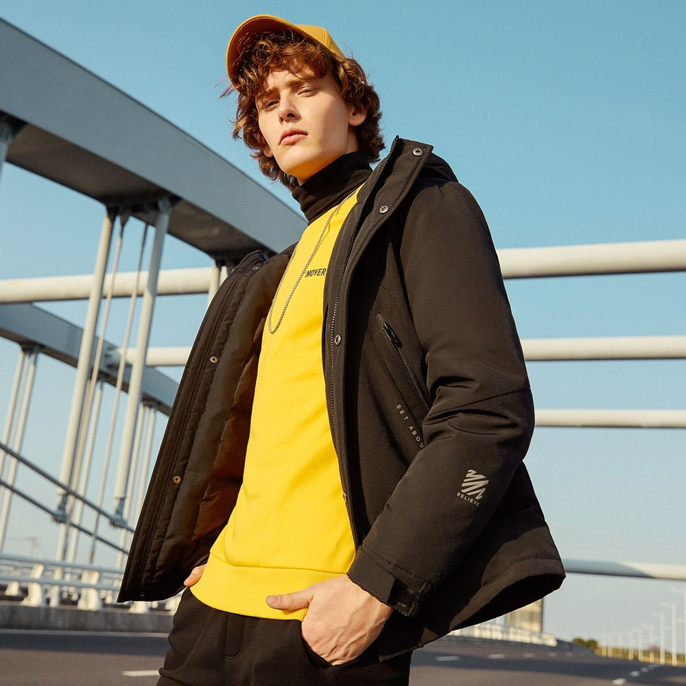 美特斯邦威outlets店newear冬外套美特使邦威羽绒服男美特期邦威