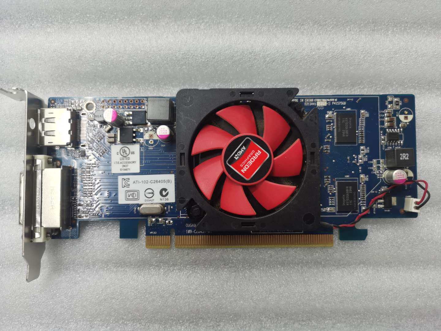 dellhd74701g机箱显卡半高刀卡二手dvi dp支持显卡