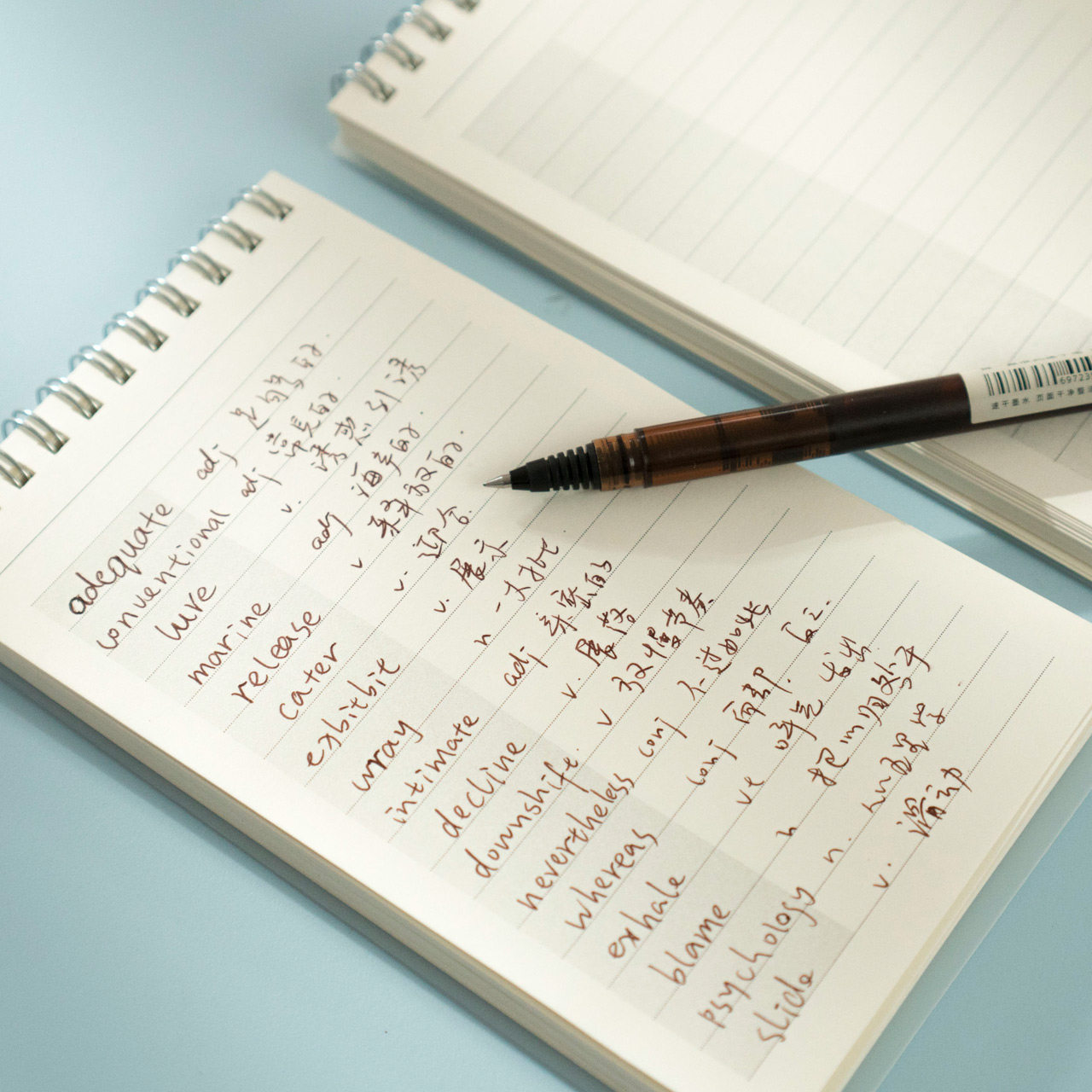 单词英语环扣小本记录生词四级日语英文神器笔记本