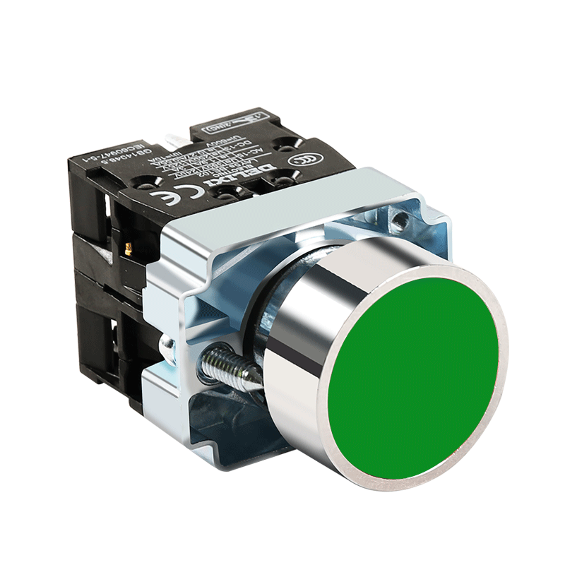 按钮开关德力西lay5sbn按压式平钮自复位旋钮其他机电五金