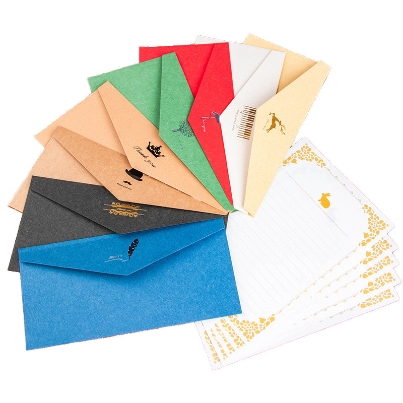 信封信纸套装高级文艺小清新复古高端创意精致信封