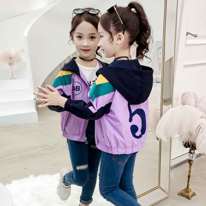 女童衣服时髦女孩子小女孩8岁外套3两秋装宝宝普通外套