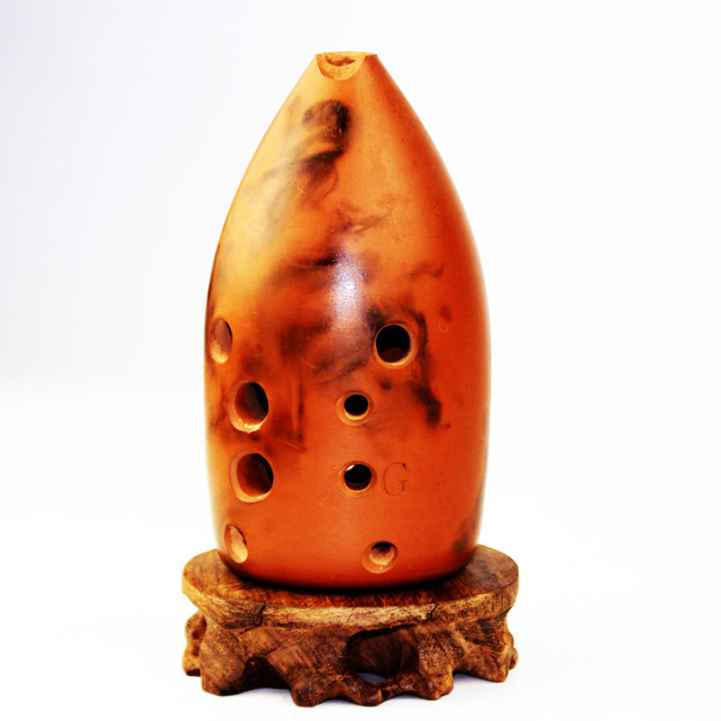 冯氏陶埙正品演奏型十孔10孔笔筒双腔埙