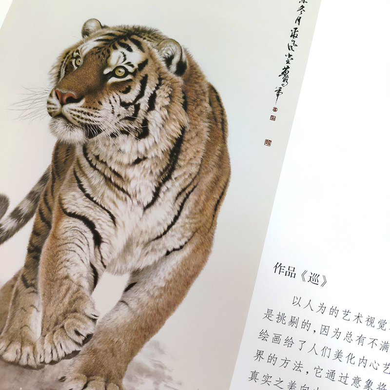 临摹国画绘画图鉴画虎步骤天津人天津旗舰官方绘画新