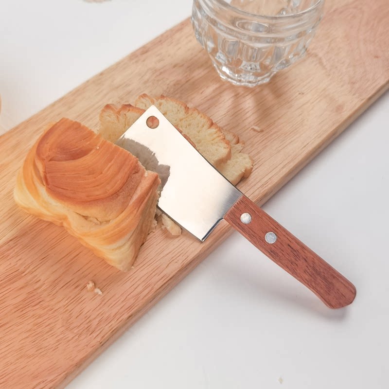 韩国ins同款迷你黄油小菜菜刀面包刀切披萨西餐刀具