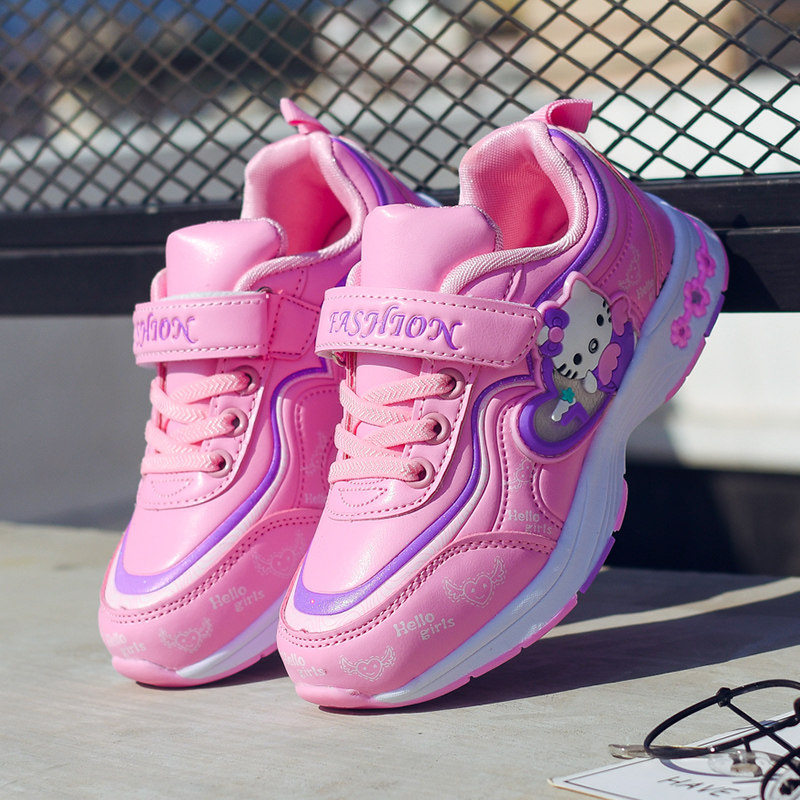 春秋女童鞋子儿童运动鞋2020春季新款时尚百搭小女孩韩版休闲鞋潮