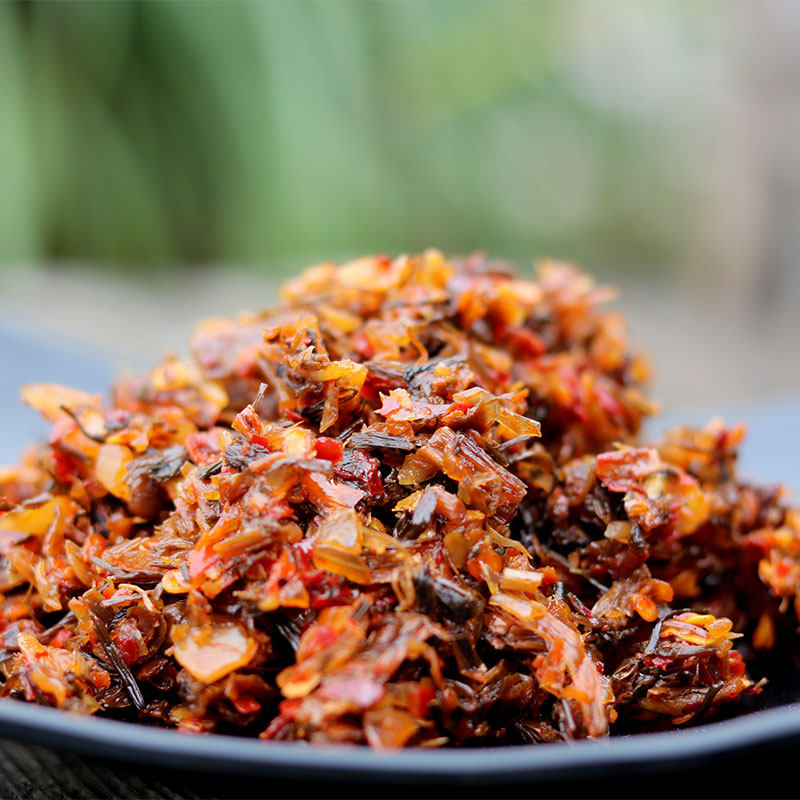 野胡葱酸湘西西特产下饭菜野生胡葱腌制开胃菜葱类