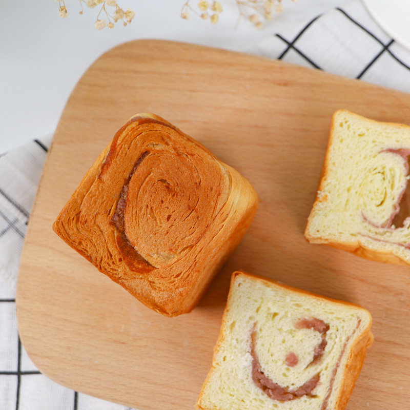 面包唛兆芋泥魔方生吐蛋糕零食方块整箱早餐西式糕点