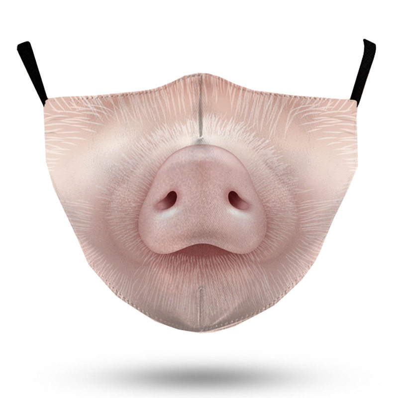 2022新款搞笑猪鼻鼻子口罩搞怪仿真动漫动物口罩
