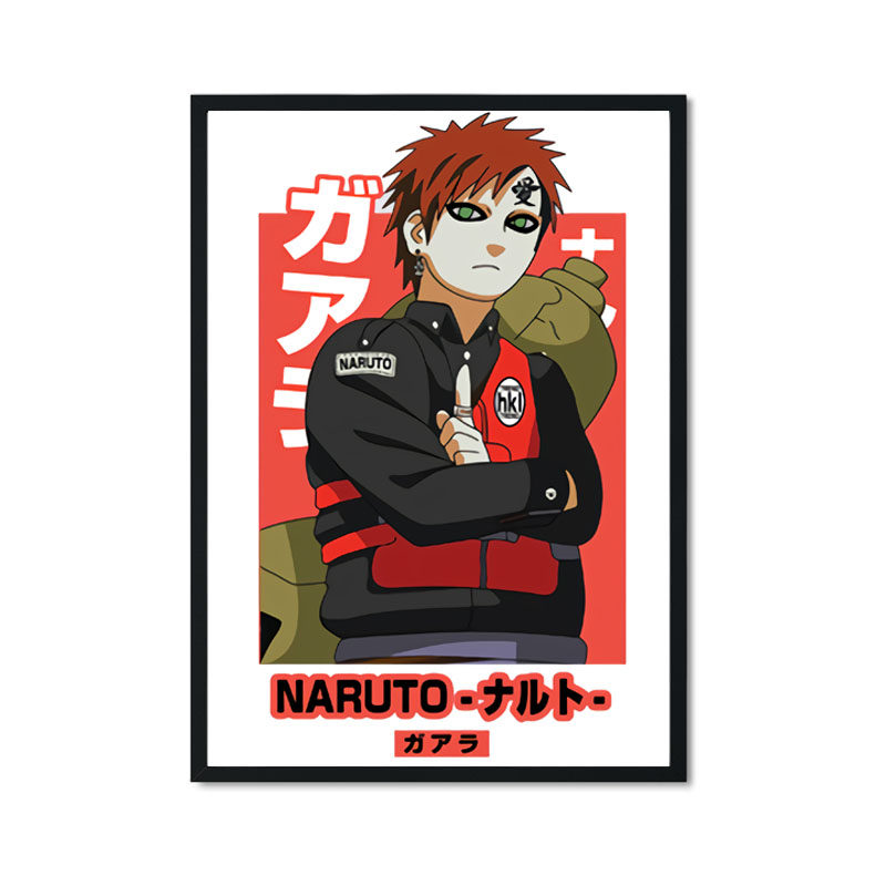 supreme装饰画火影忍者卡通动漫海报挂画潮牌卧室服装店现代装饰画