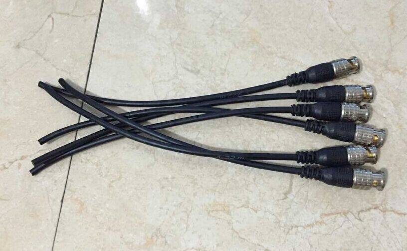 带线bnc接头q9监控美式连接连接线线头尾线监控器材配件