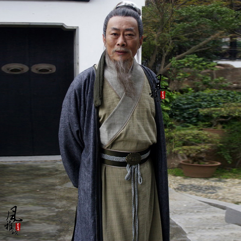 影视古代农民古装古装剧剧组群演服男汉服棉麻民族服装