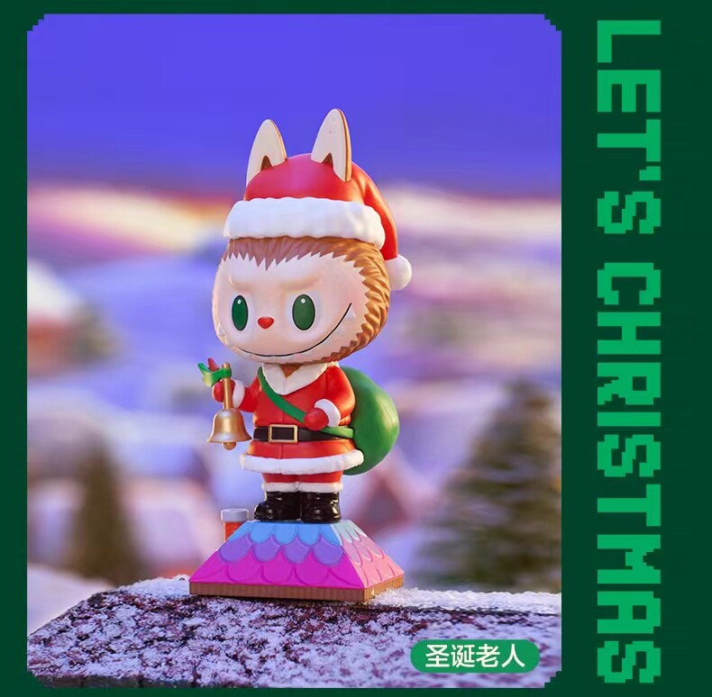 themonsters一起圣诞系列盲盒泡泡玛特正版labubu雪橇潮玩盲盒