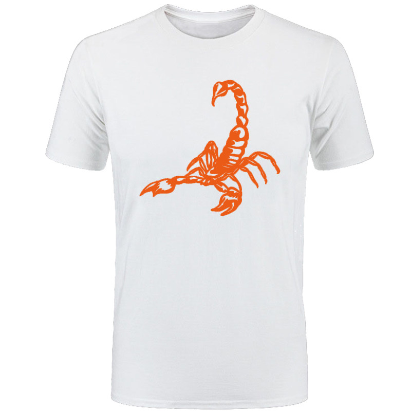 纯棉图腾半袖霸气邪恶攻击蝎子昆虫部落男女t恤
