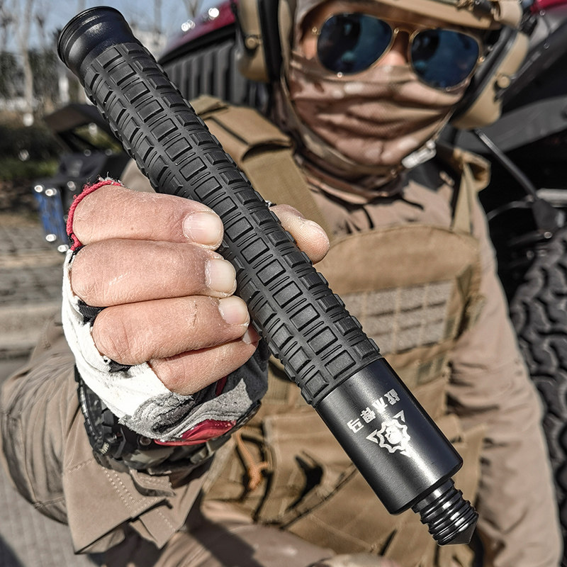 战术悍马机械甩棍合法防身武器车载自卫随身三节甩棍