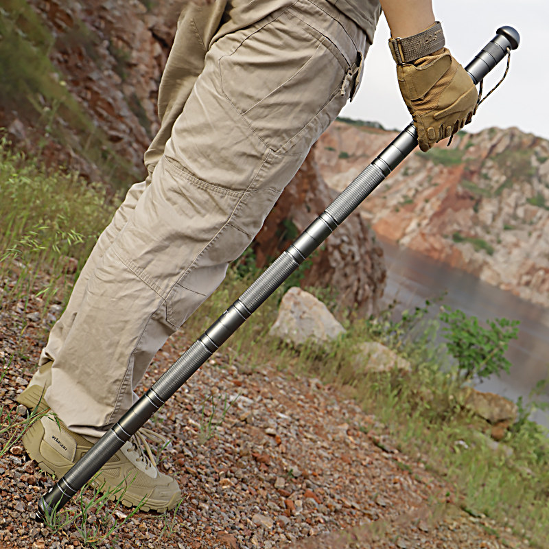 防身合法组合长棍伸缩多功能车载武器甩棍登山杖更多武术装备