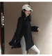 Net celebrity loose running yoga clothes tops women's long-sleeved mid-length splits are thin and quick-drying training dance fitness clothes Net celebrity loose running yoga clothes tops women's long-sleeved mid-length splits are thin and quick-drying training dance fitness clothes