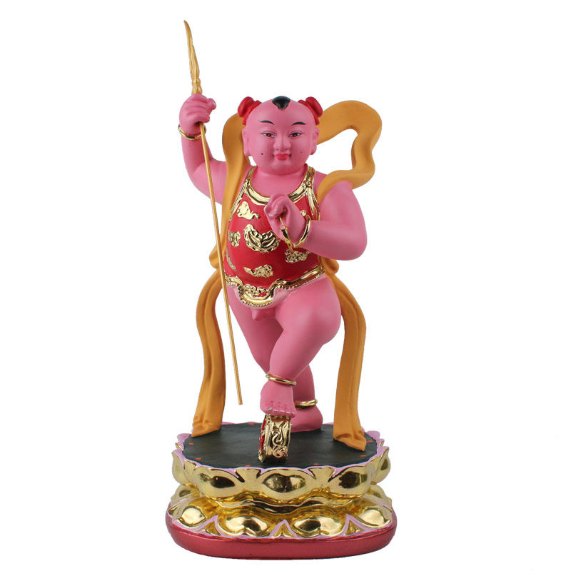 红孩儿圣婴大王道教神像玻璃钢树脂佛像摆件中坛元帅摆件