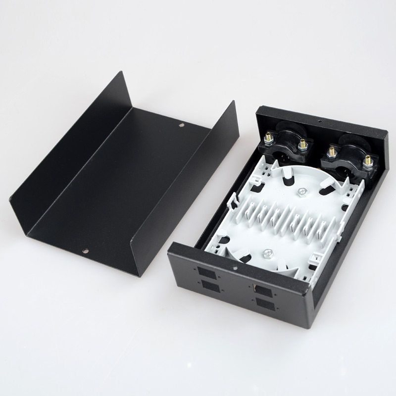 路桌面式光纤终端熔接盒含尾纤 4 口满配大方头 4 终端盒 sc 联相星科