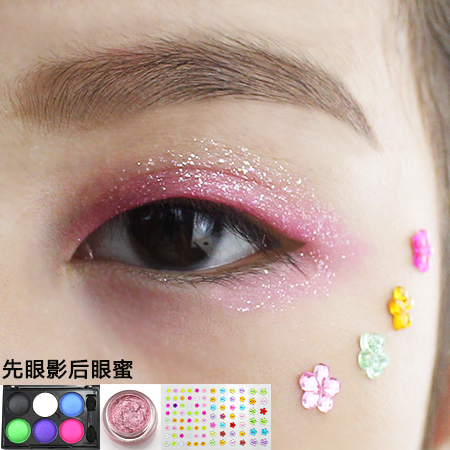 眼影儿童演出幼儿园舞台表演化妆品不晕彩妆眼部眼影