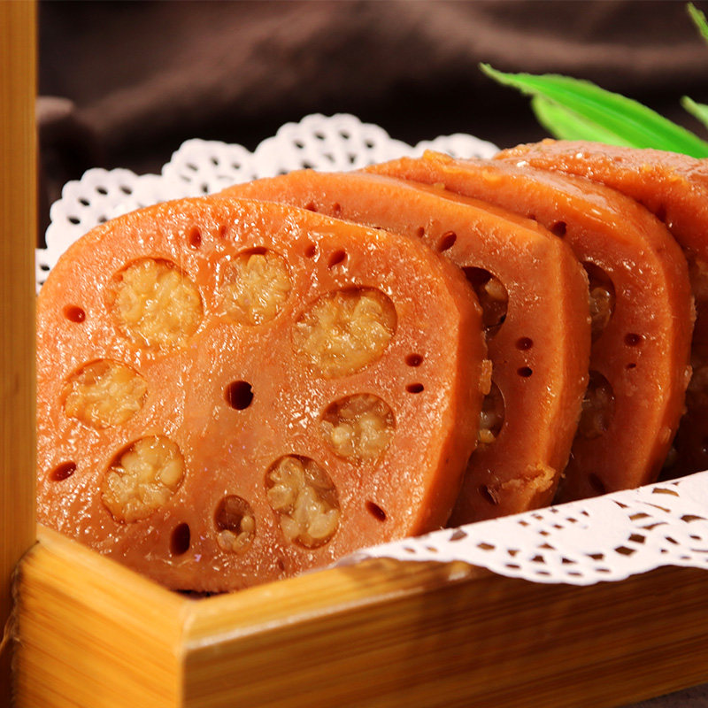 天禾桂花蜜藕整箱4kg糯米莲藕藕段真空真空包凉菜