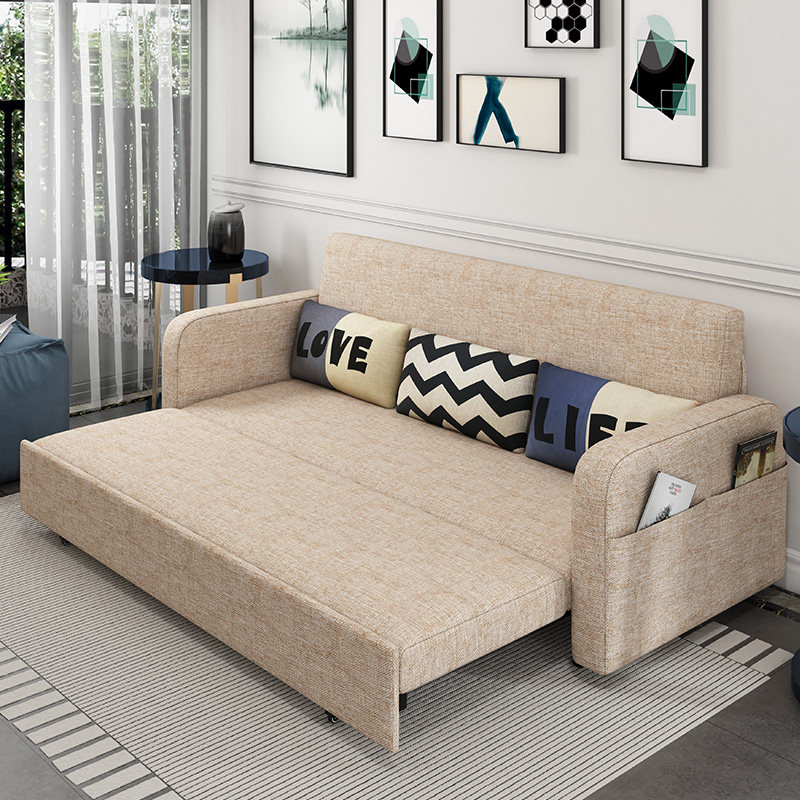 两用沙发床可折叠双人 小户型客厅多功能1.8米简易经济型三人网红