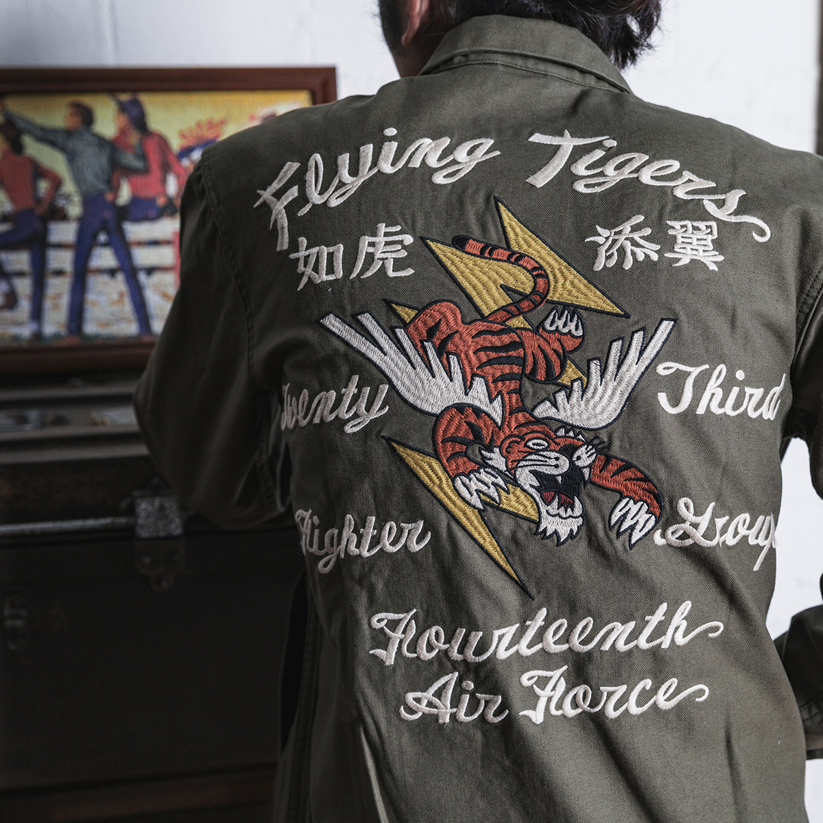 2020nonstock二战飞虎队纪念夹克tourjacke男士夹克