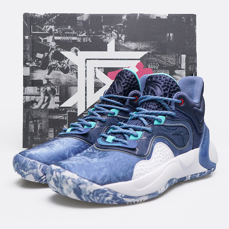 安踏篮球鞋shock球鞋男速决4代中帮实战2021春季缓震a要疯5新款