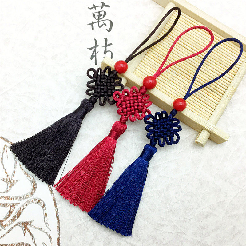 中国结7号挂件书签盘结超小迷你精编中国结带其他diy饰品配件