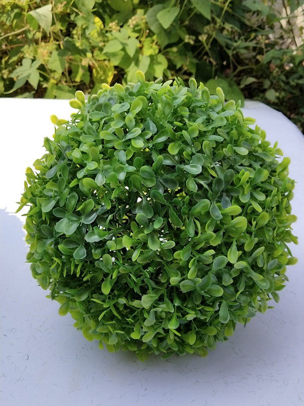 仿真植物塑料花生叶草球球客厅假花室内草球仿真绿植