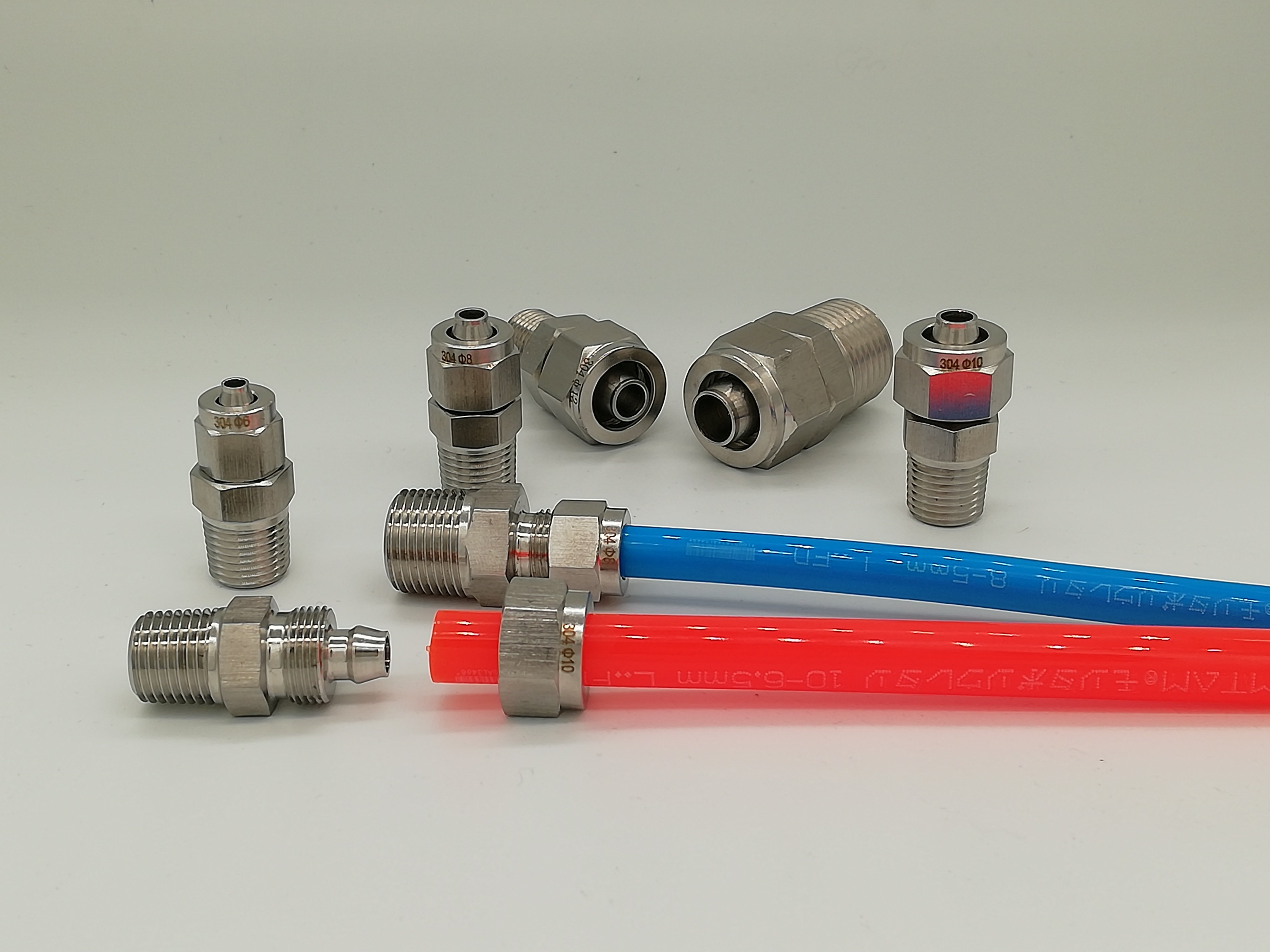 气管接头快拧直终接头/pu管接头/软管接头