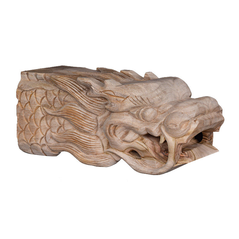 东阳木雕龙头龙尾手工雕刻装饰实木精雕立体木雕