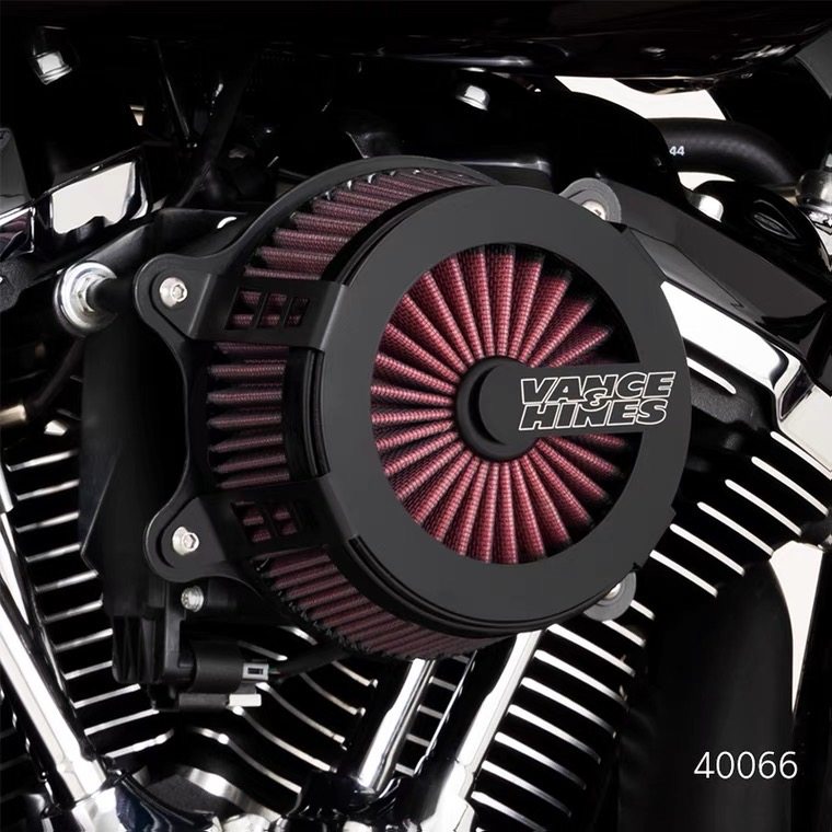 哈雷改装高性能空滤美国进口vh流量进气1200摩托车滤清器