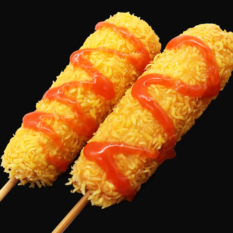 热狗爆浆芝士拔丝韩国拉丝棒芝士棒烤肠正宗香肠