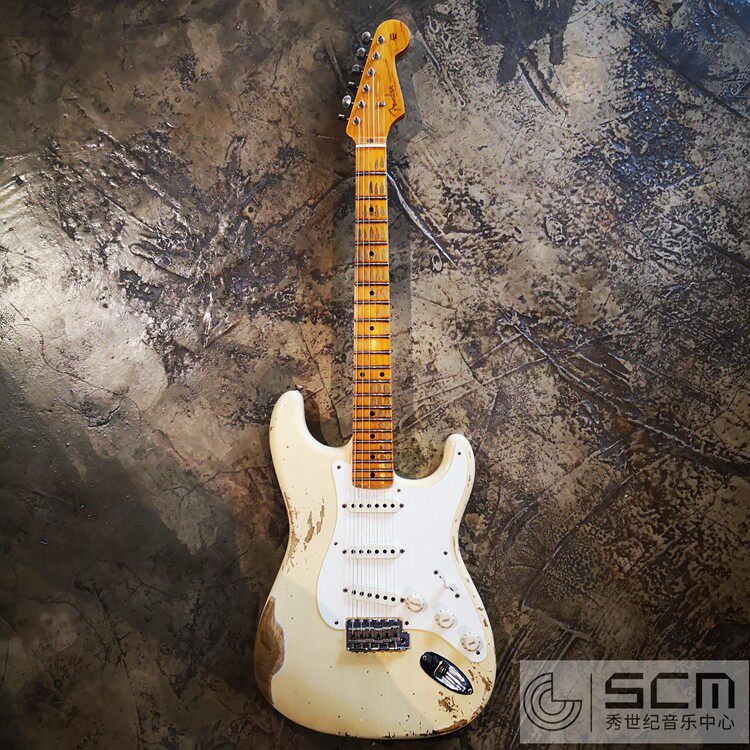 fendercustomshopcs1957吉他美产芬达重度做旧大师吉他电吉他