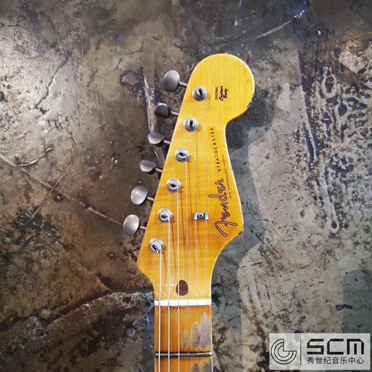 fendercustomshop1956套色重度做旧吉他吉它美产芬达吉他电吉他