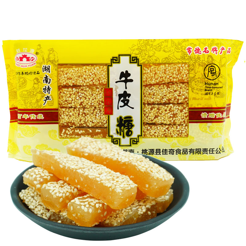 湖南常德特产佳奇龙须酥240g 桃花源传统糕点银丝糖甜味零食小吃 - 德