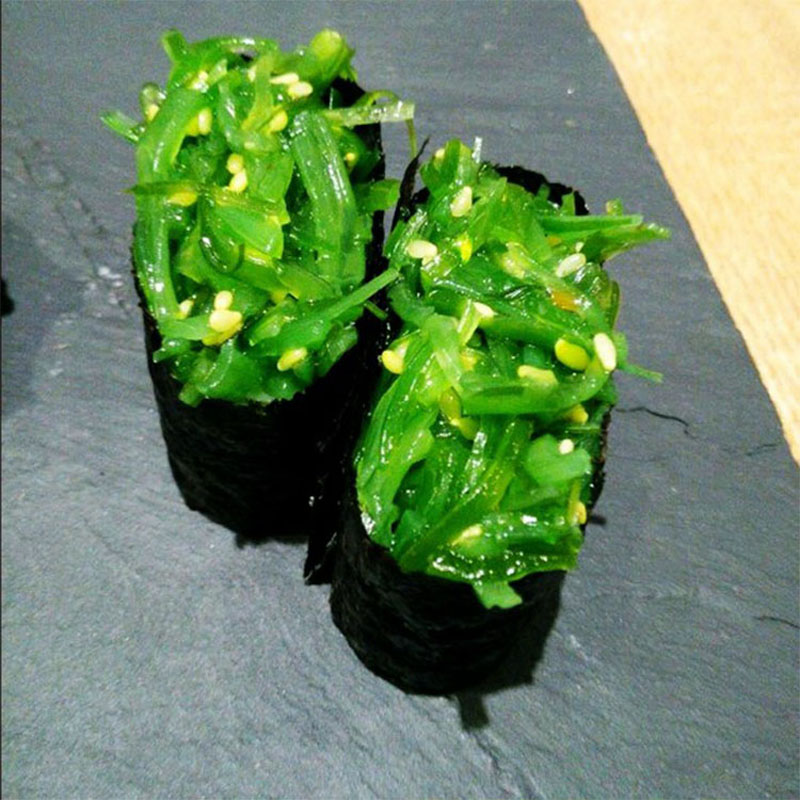 海草即食小食寿司料理餐前裙带菜顺tl味付寿司料理