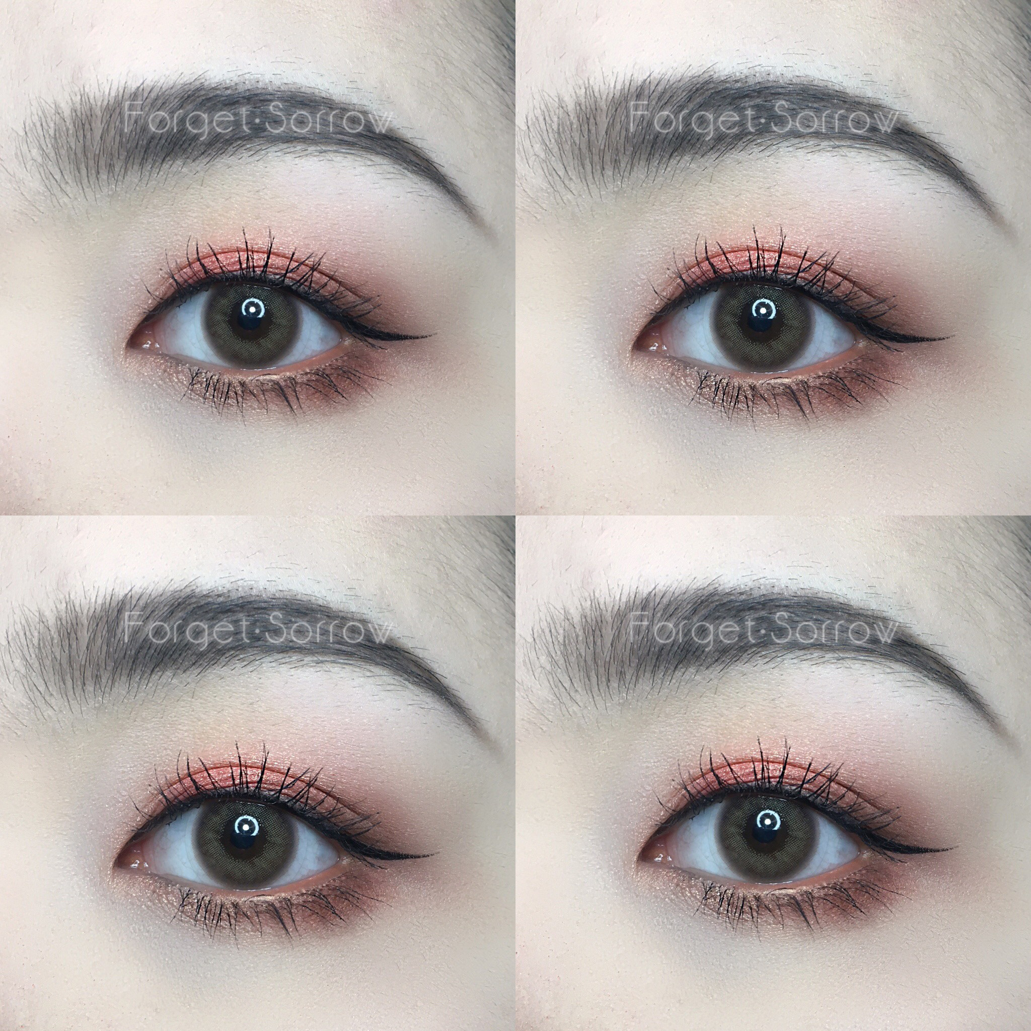 forgetsorrow网红ins超火鬼马少女眼影小众原宿眼影