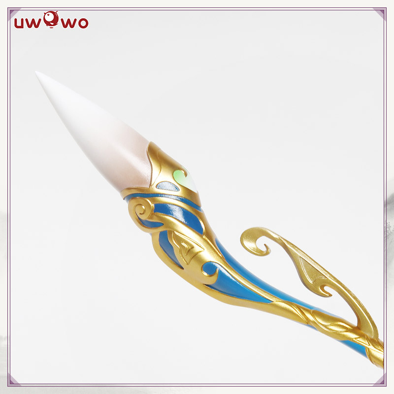 现货uwowo悠窝窝剑侠情缘剑三万花95橙武兰亭香雪cos道具墨颠笔