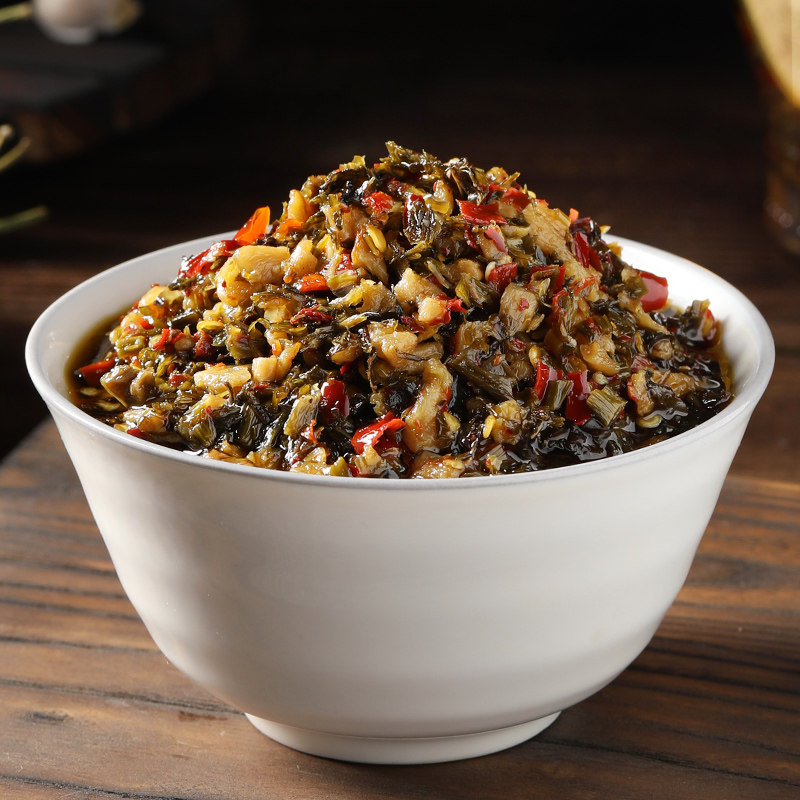 湖南酸菜老坛酱菜饭菜下饭香辣外婆特产叶酸菜腌制