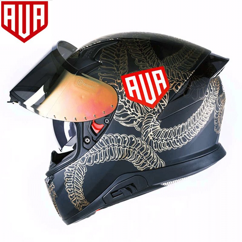 ava金龙头盔摩托车全盔男女机车旗舰忍者g318摩托车头盔